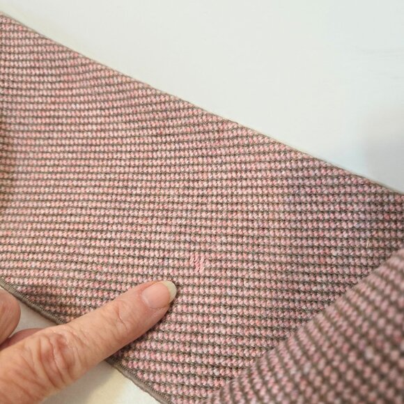 VTG Emu Feather Designer Wool Scarf Stella Cadente PARIS ~ Boho Parisian Style - Picture 16 of 16